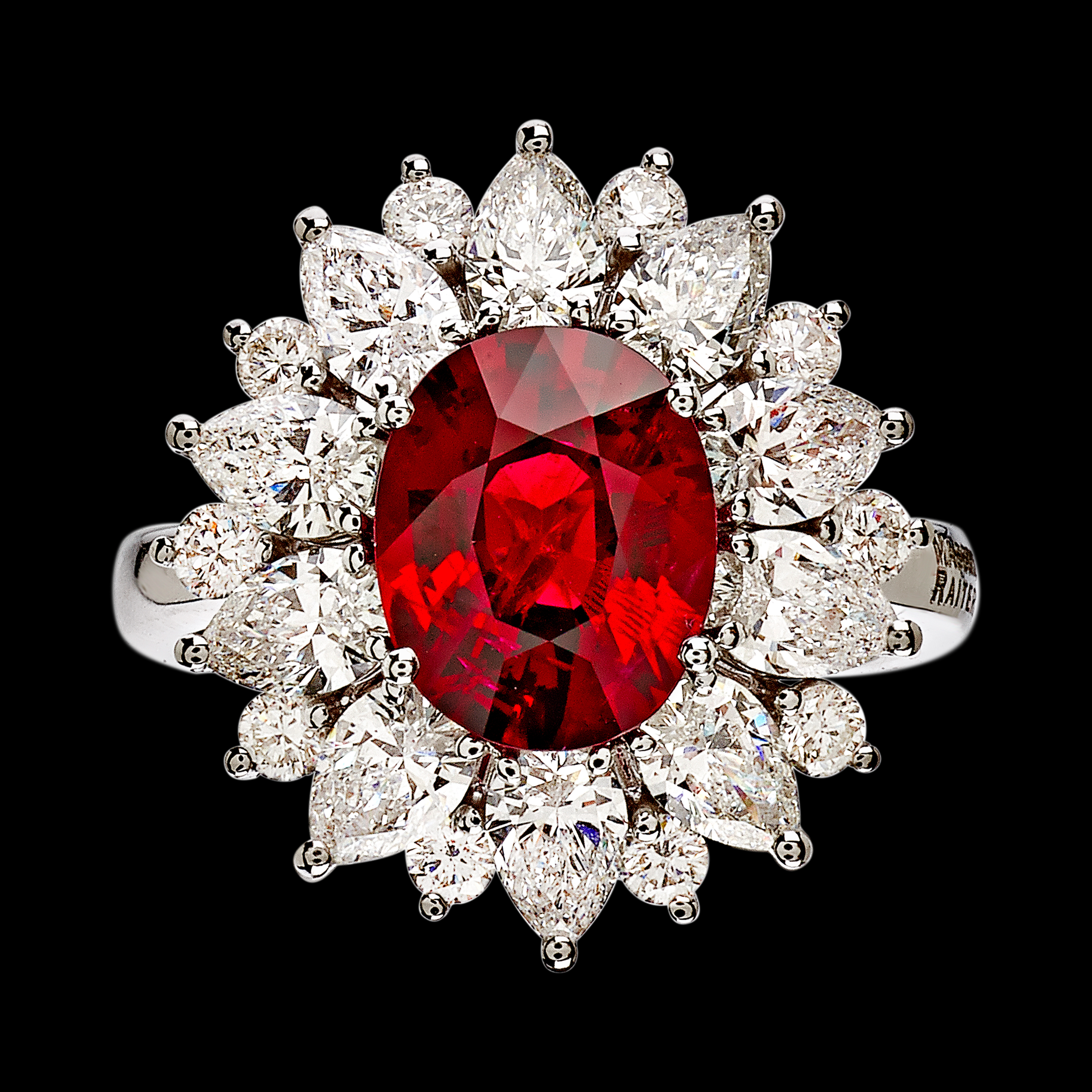 AN3388RB massimo raiteri pigeon blood no heat ring jewelry exclusive diamonds classic  anello diamanti sangue di piccione non scaldato naturale