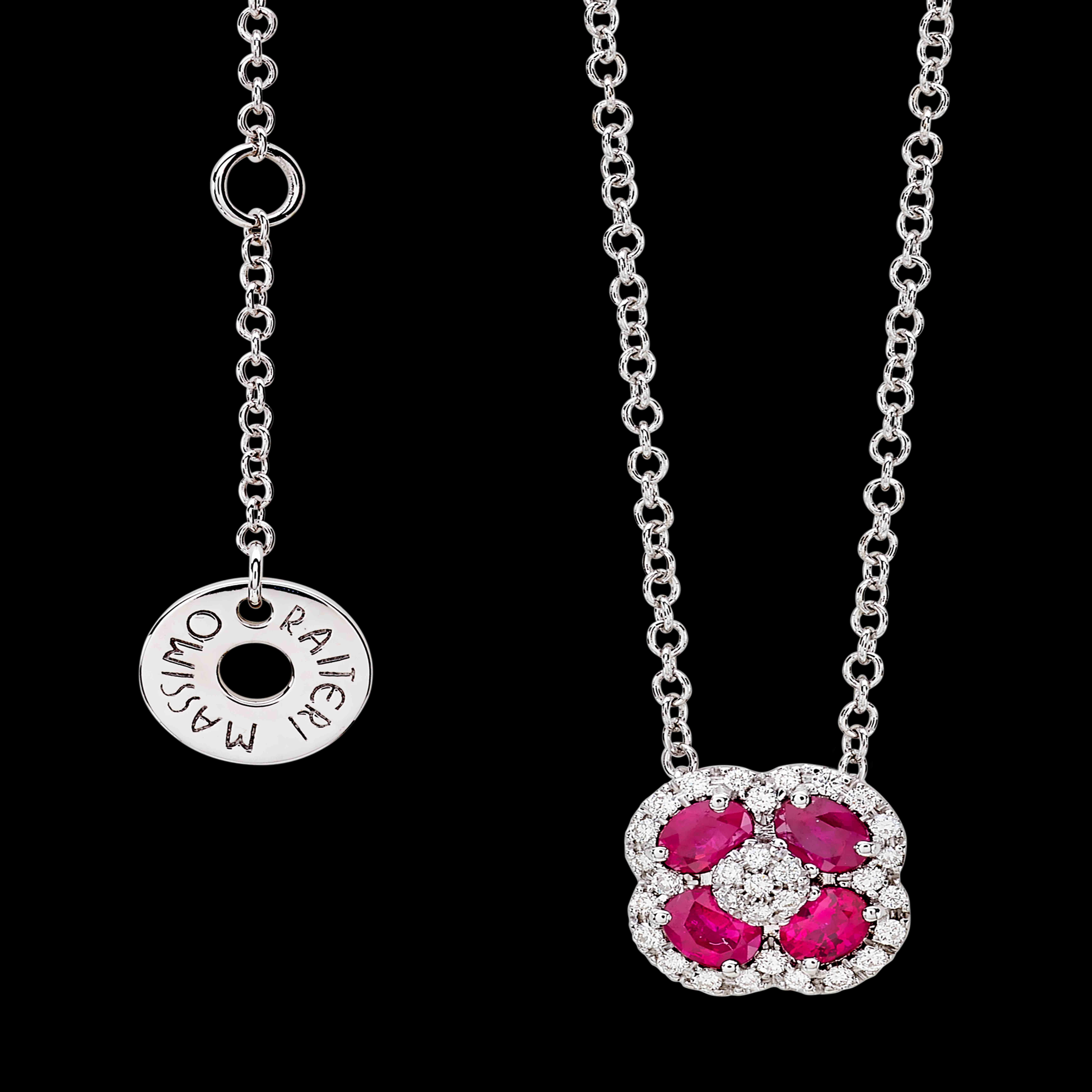 Massimo Raiteri exclusive jewellery ring anello gioielli flower fiori diamonds diamanti ruby rubini smeraldi emerald  sapphire zaffiri  classic classici design