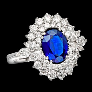 massimo raiteri exclusive jewellery gioielli ring anello contorno classic diamonds diamanti sapphire zaffiro