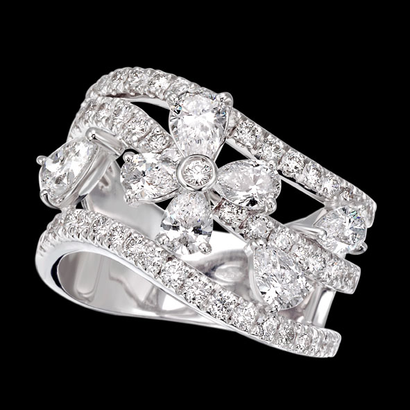massimo raiteri exclusive jewelry jewelry gioielli diamanti diamonds white bianchi flower fiore