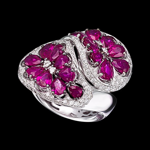 Massimo Raiteri gioielli jewellery iewelry ruby diamonds anello ring rubini diamanti unici oro unique design fashion