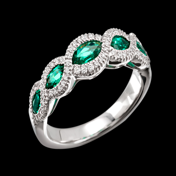massimo raiteri exclusive jewellery emerald smeraldi ring anello diamanti