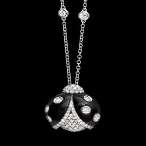 massimo raiteri exclusive jewellery gioielli coccinelle lucky gold oro diamond diamanti necklace collana