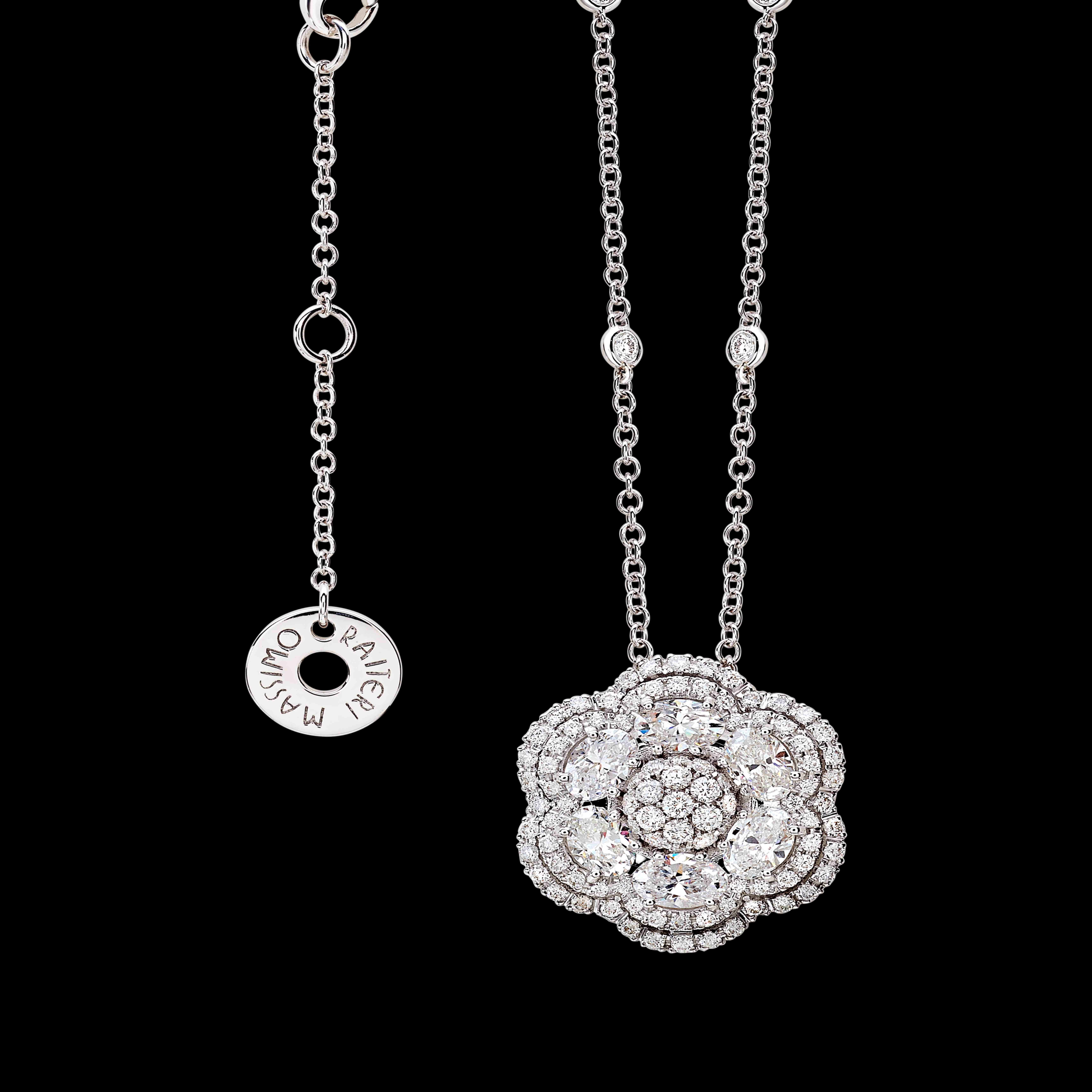 massimo raiteri exclusive jewellery necklace classic design  ruby gioielli collana ciondolo diamanti gioielleria rubini diamanti emerald smeraldi sapphire zaffiri