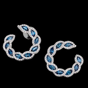 massimo raiteri exclusive jewellery gioielli earring orecchini diamanti diamonds sapphire zaffiri