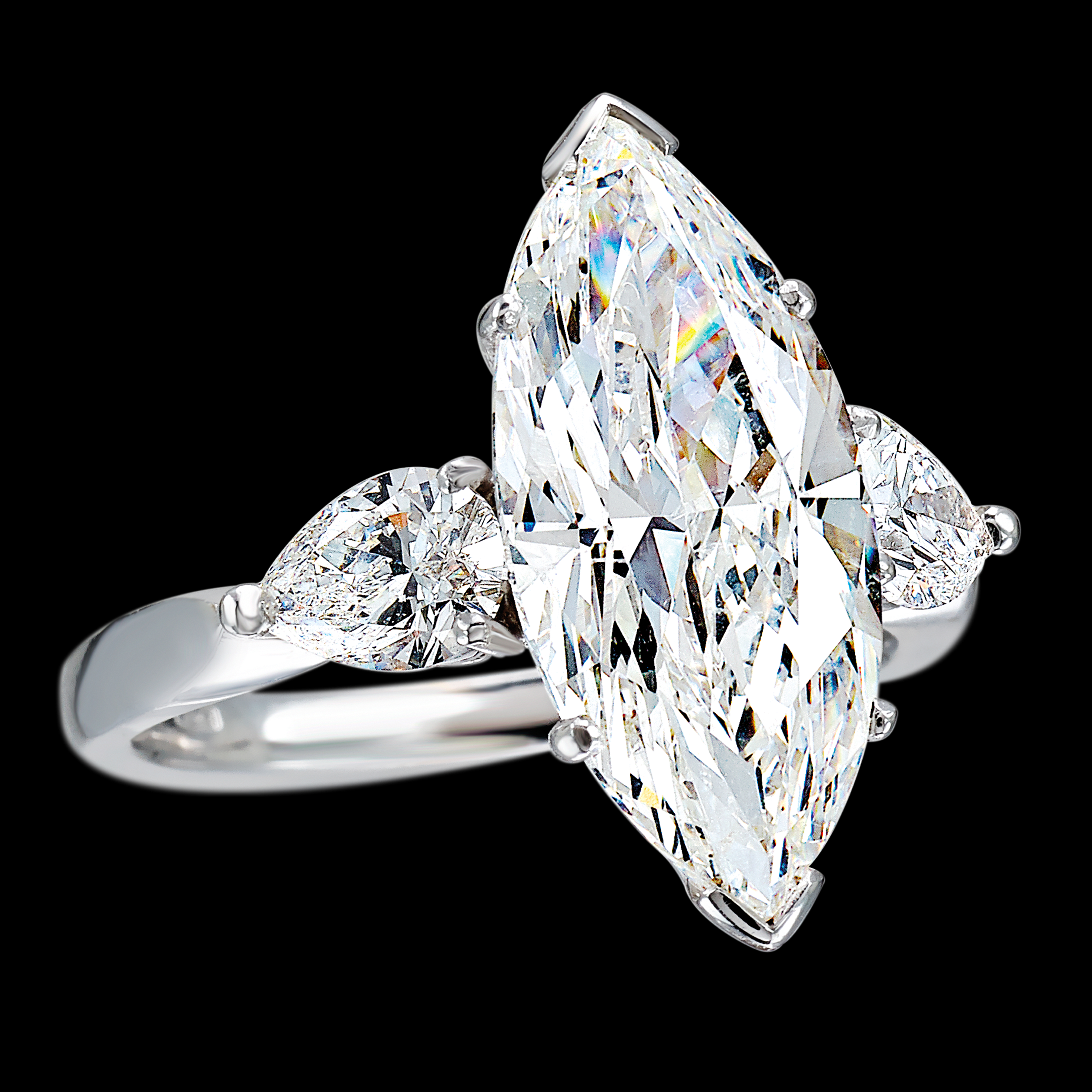 massimo raiteri marquise diamond solitair solitario marquise anello diamanti diamonds classic timeless